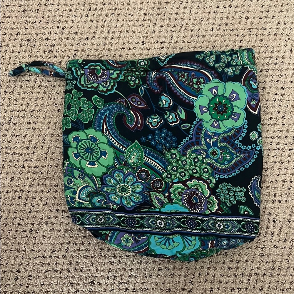 Vera Bradley Green and Blue Paisley Bag (Blue Rhapsody- Holiday 2009)